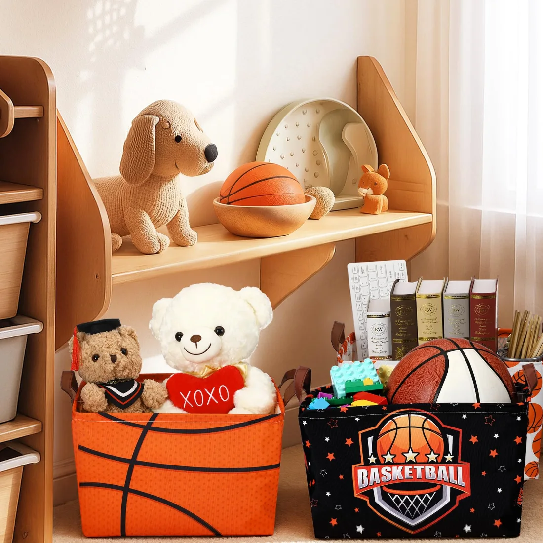 CHENGU Sports storage baskets, Basketball, view 2