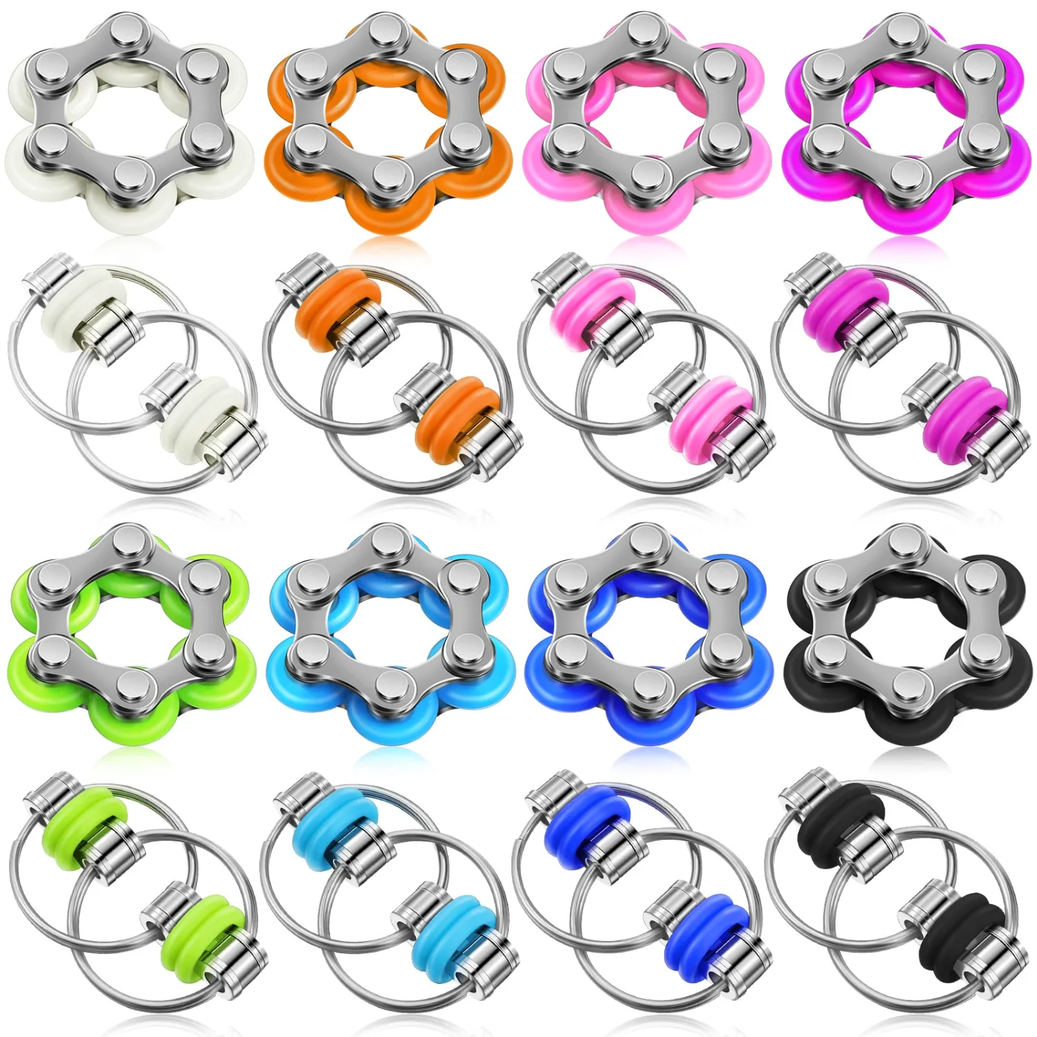 CHENGU Bike chain fidget toys, Cute