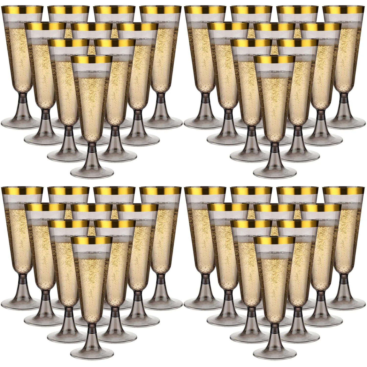 CHENGU Champagne flutes, Black