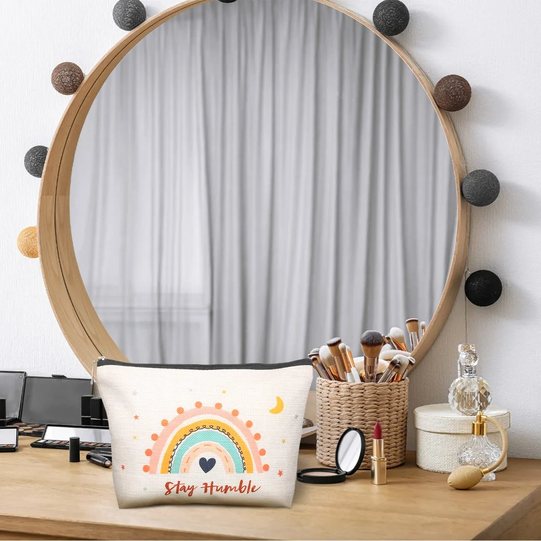 CHENGU Canvas makeup bags, Boho, view 4