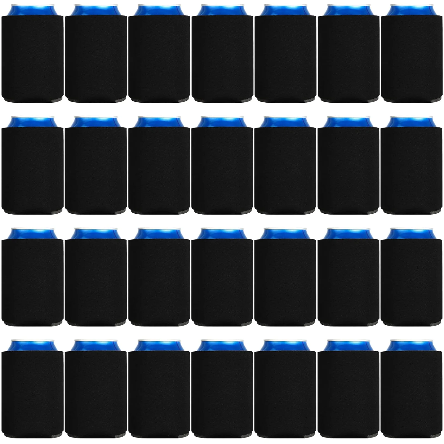 CHENGU Can coolers, 80 pcs, Black