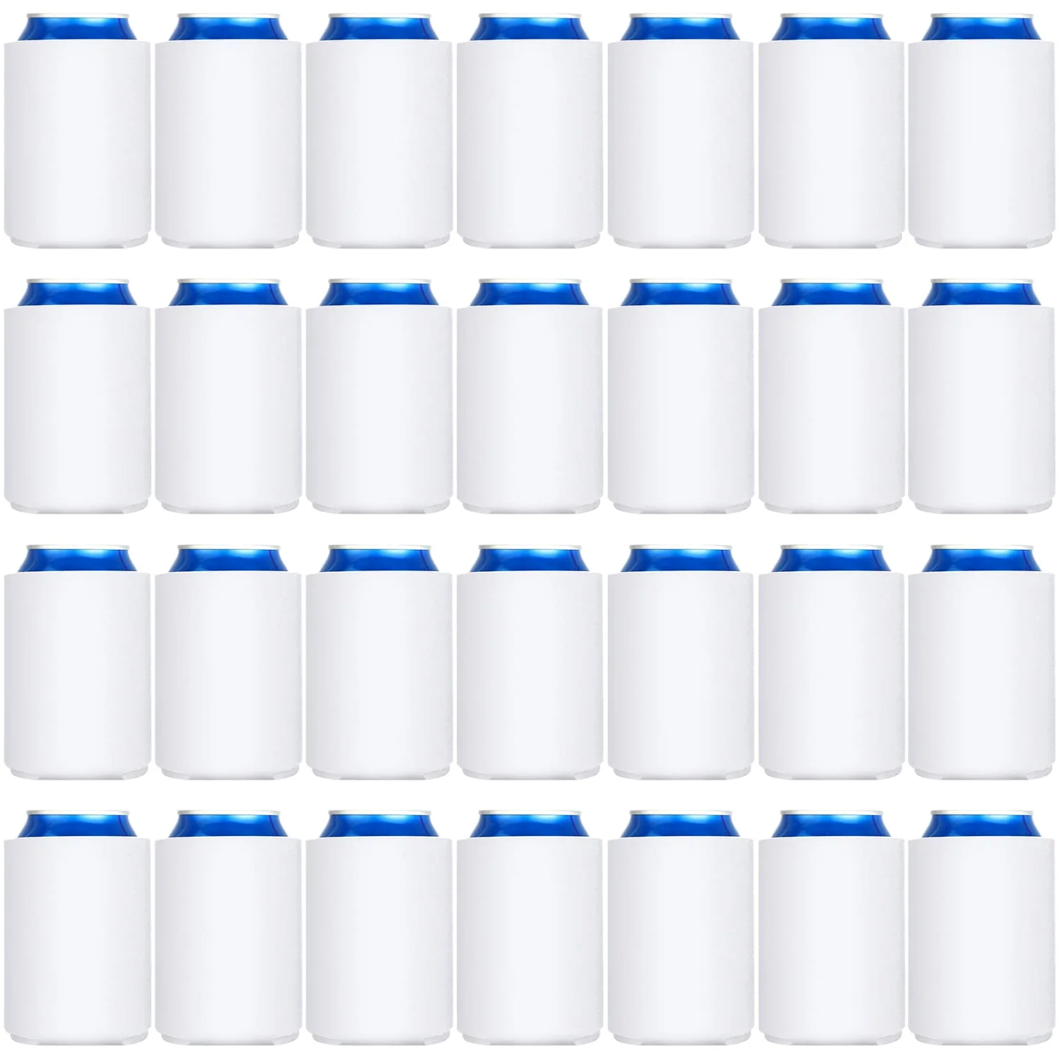 CHENGU Can coolers, 80 pcs, White
