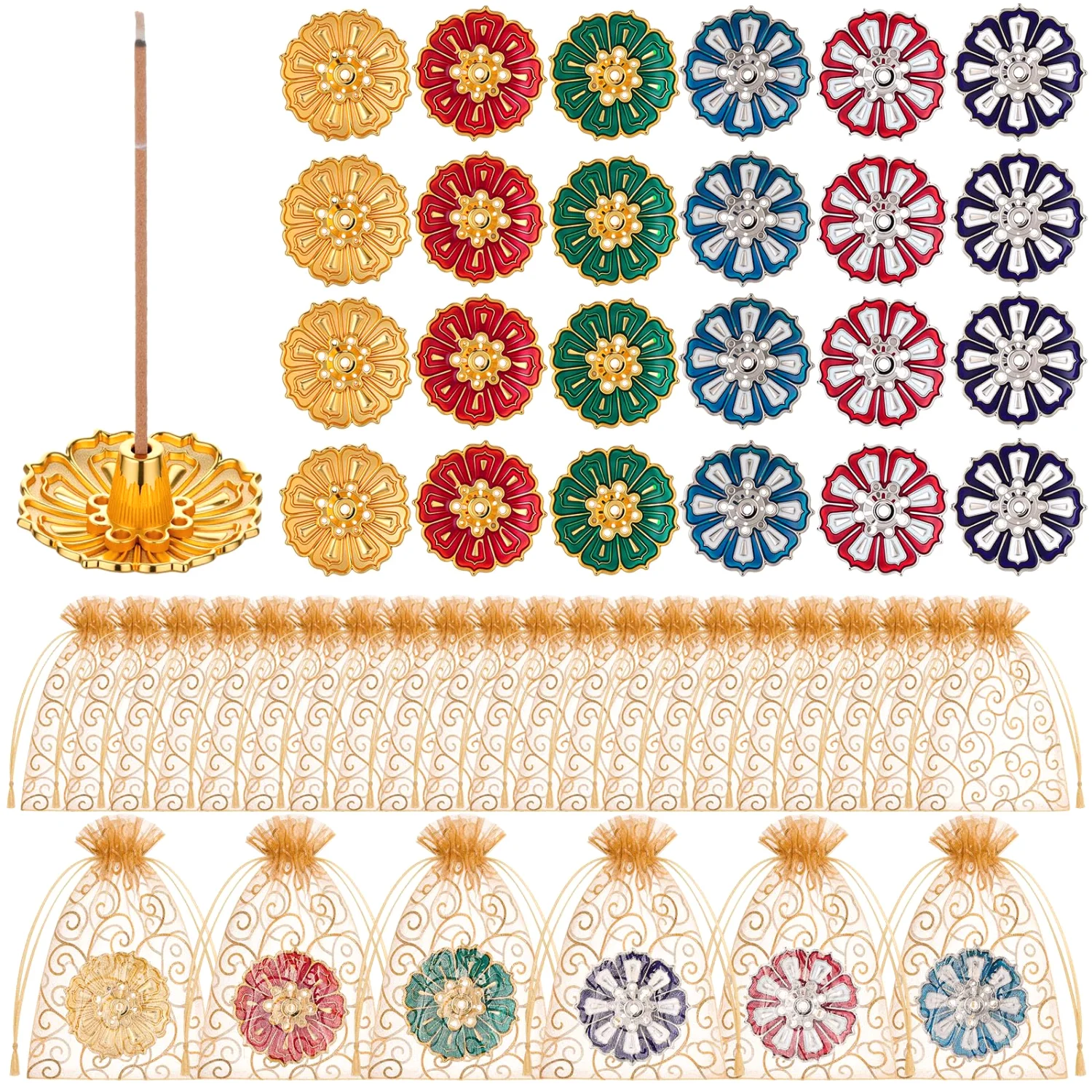 CHENGU Wall art and home decor, 24 sets, Colorful