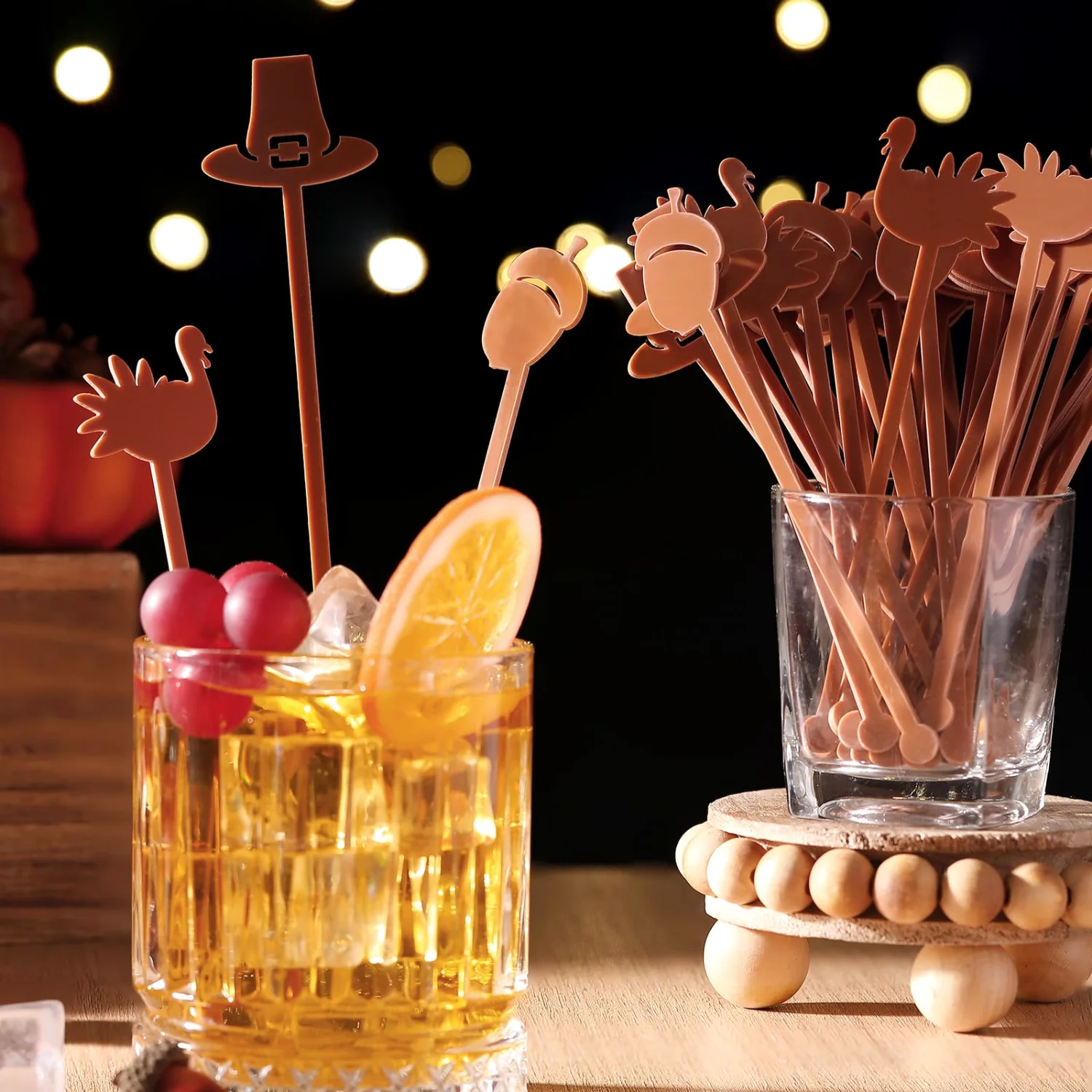 CHENGU Seasonal coffee stirrers, Fashion, 50 pcs