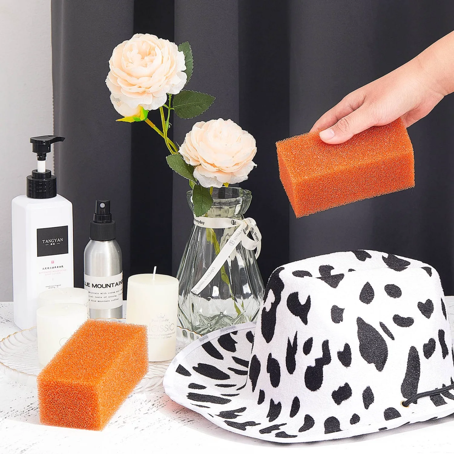 CHENGU Felt hat cleaning sponges