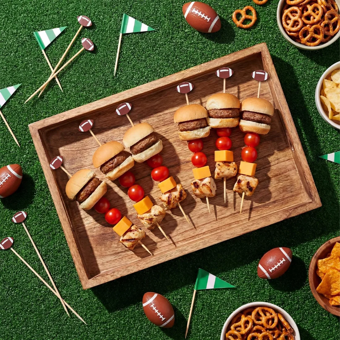 CHENGU Football cocktail picks, 8 Inch, view 2