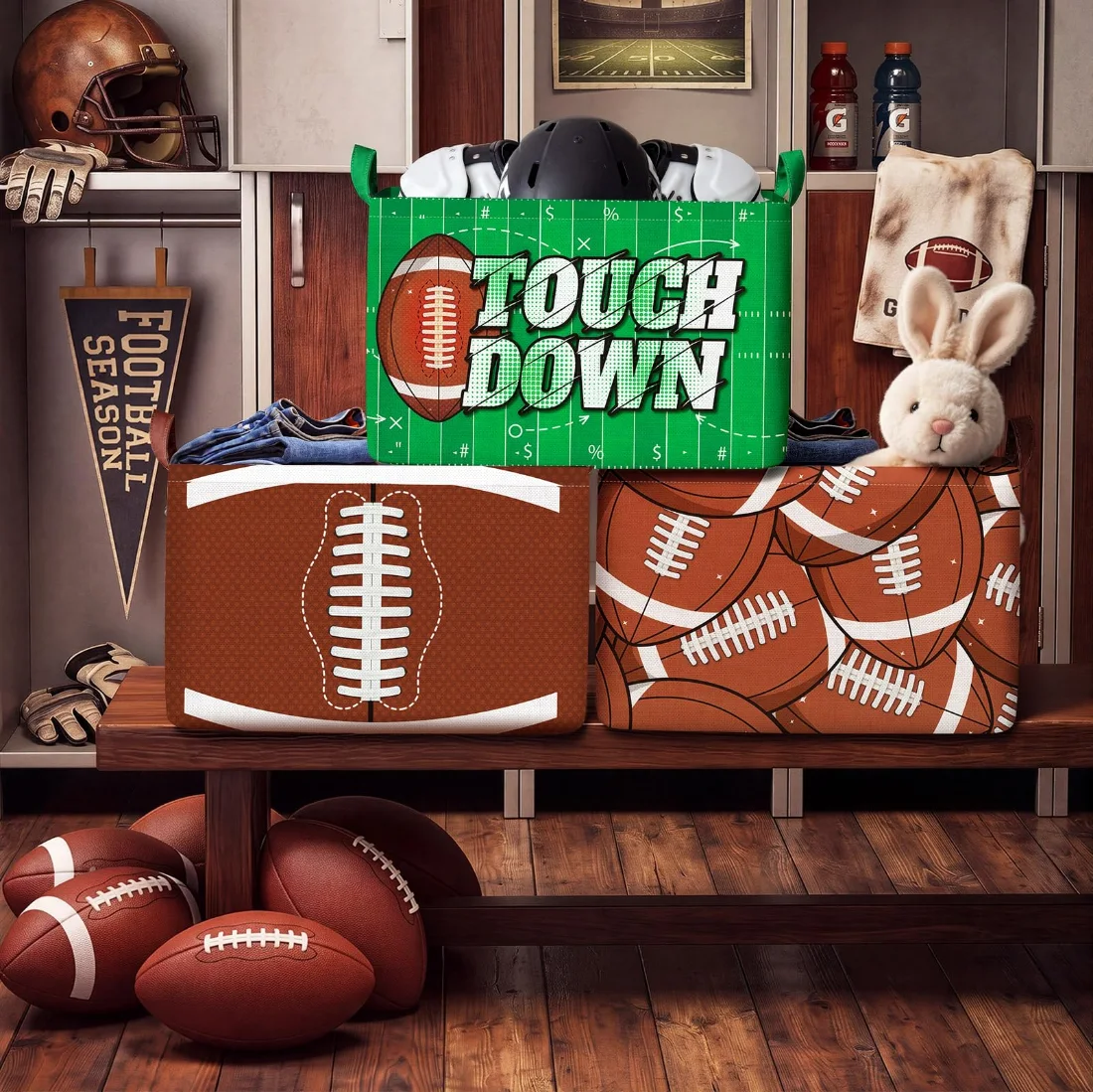 CHENGU Sports storage baskets, Football, view 2