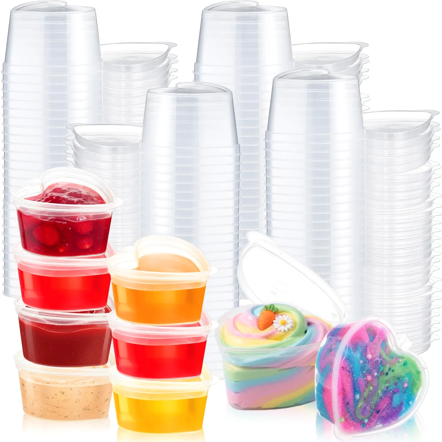 CHENGU Containers and storage, 25 to 200 sets, 1.5 oz, 200 sets