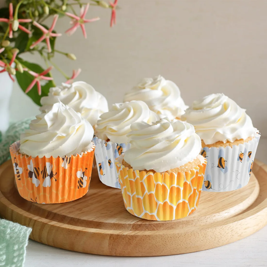 CHENGU Cupcake liners, Cute, view 4