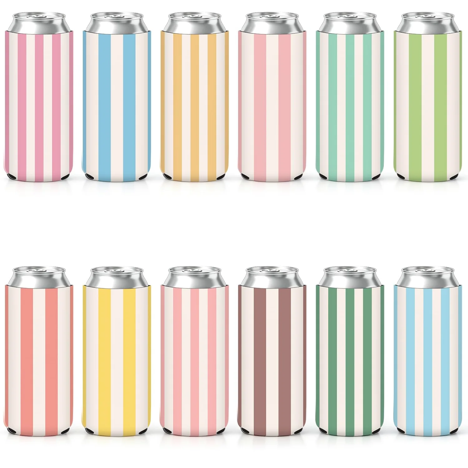 CHENGU Macaron striped can sleeves