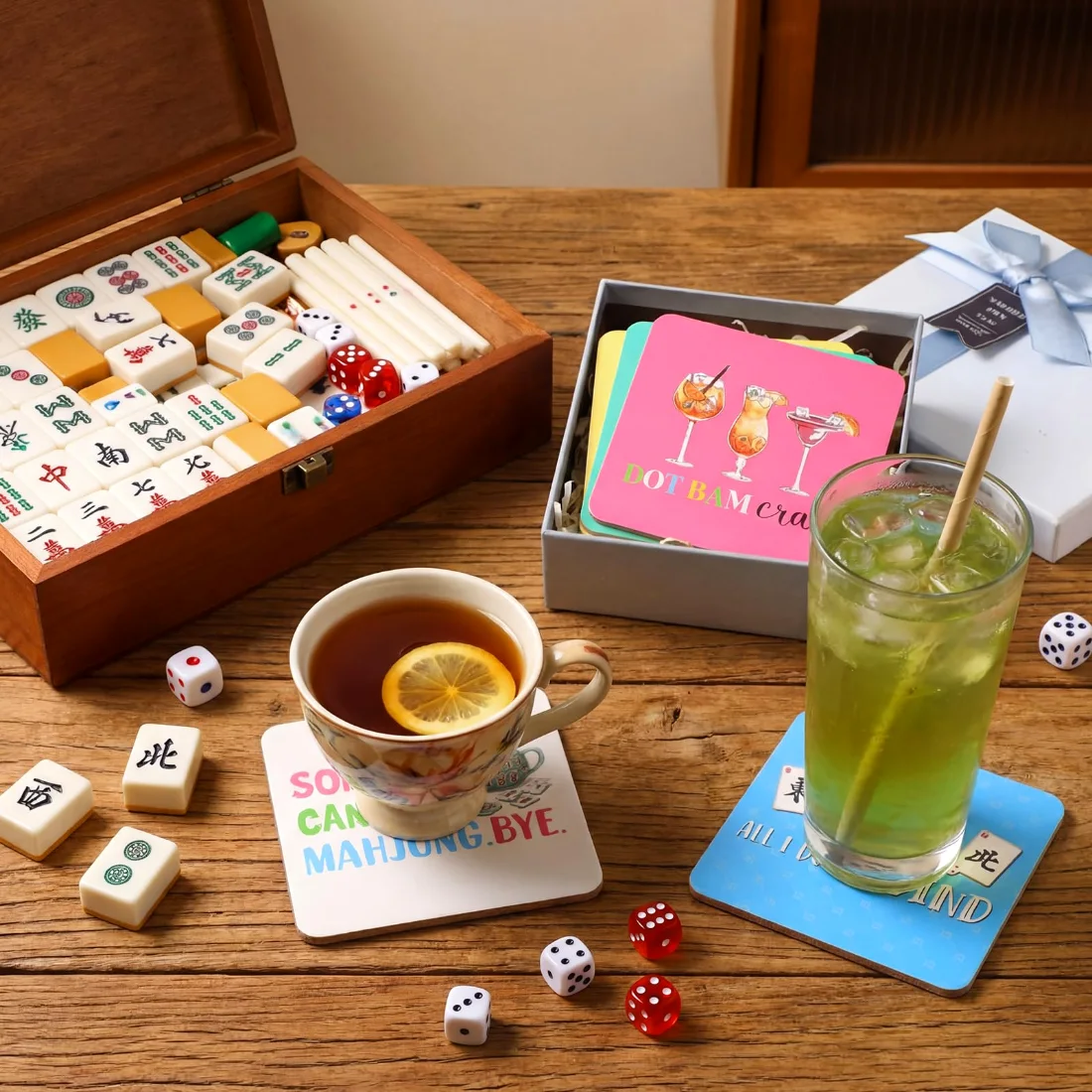CHENGU Mahjong themed coasters, view 3