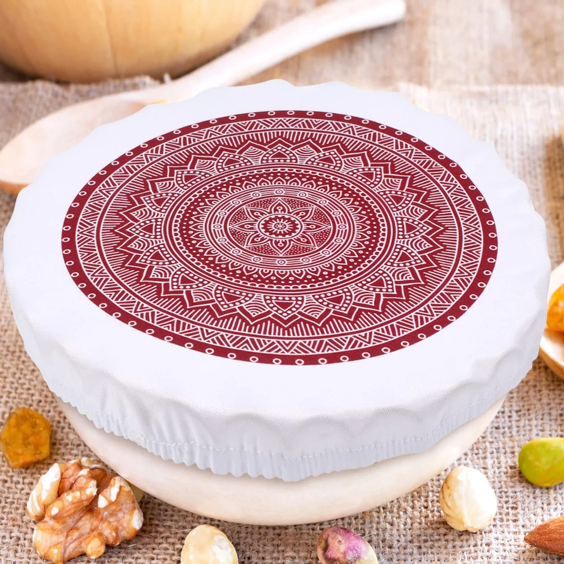 CHENGU Bowl covers, Mandala, Classic Color, view 4