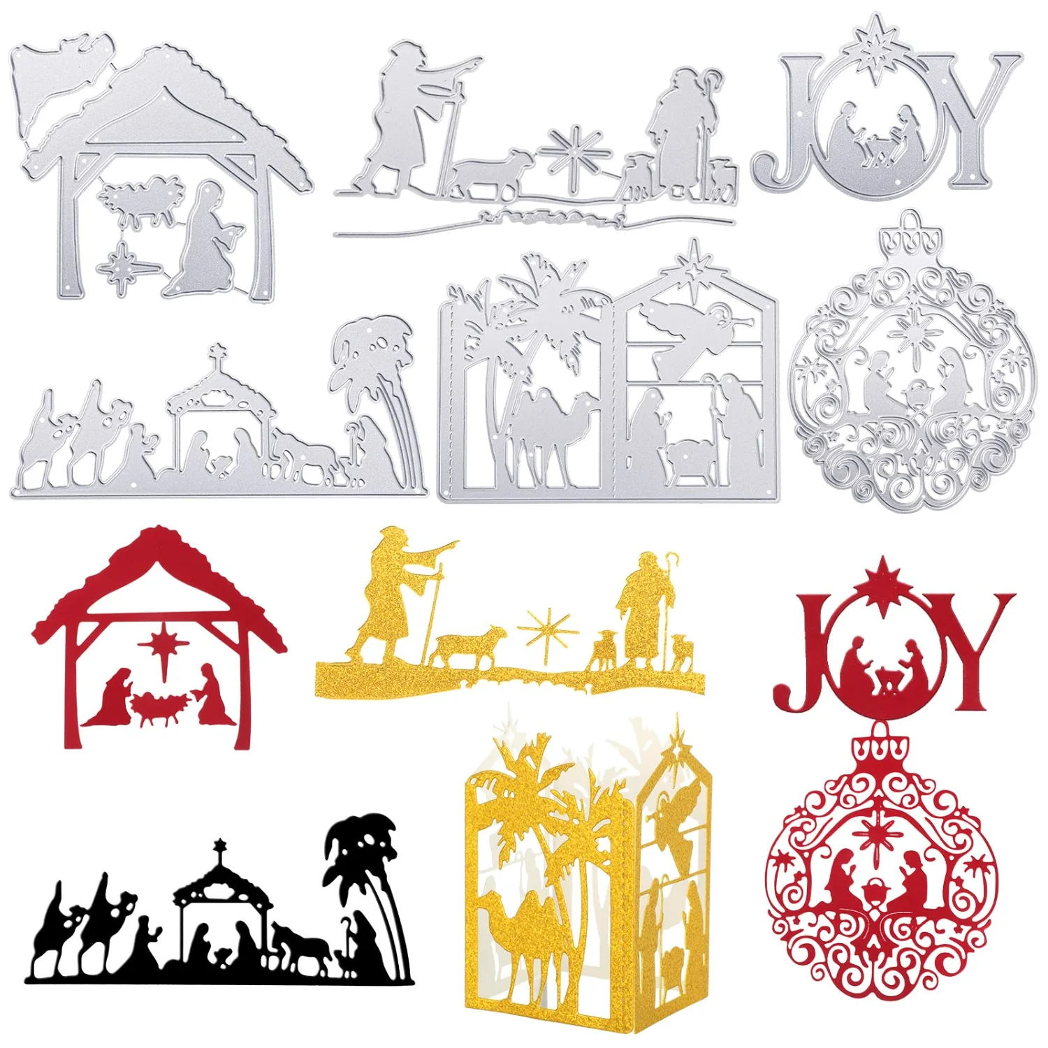 CHENGU Nativity Christmas metal cutting dies