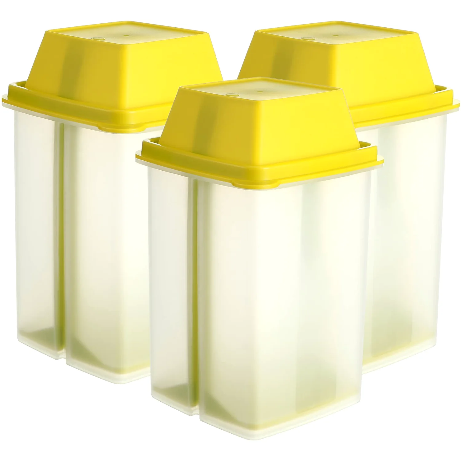 CHENGU Pickle container with strainer, Yellow