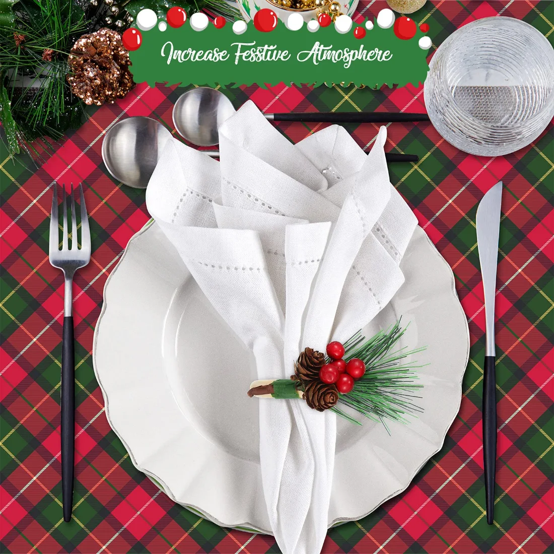 CHENGU Napkin rings, 8 pcs, view 2