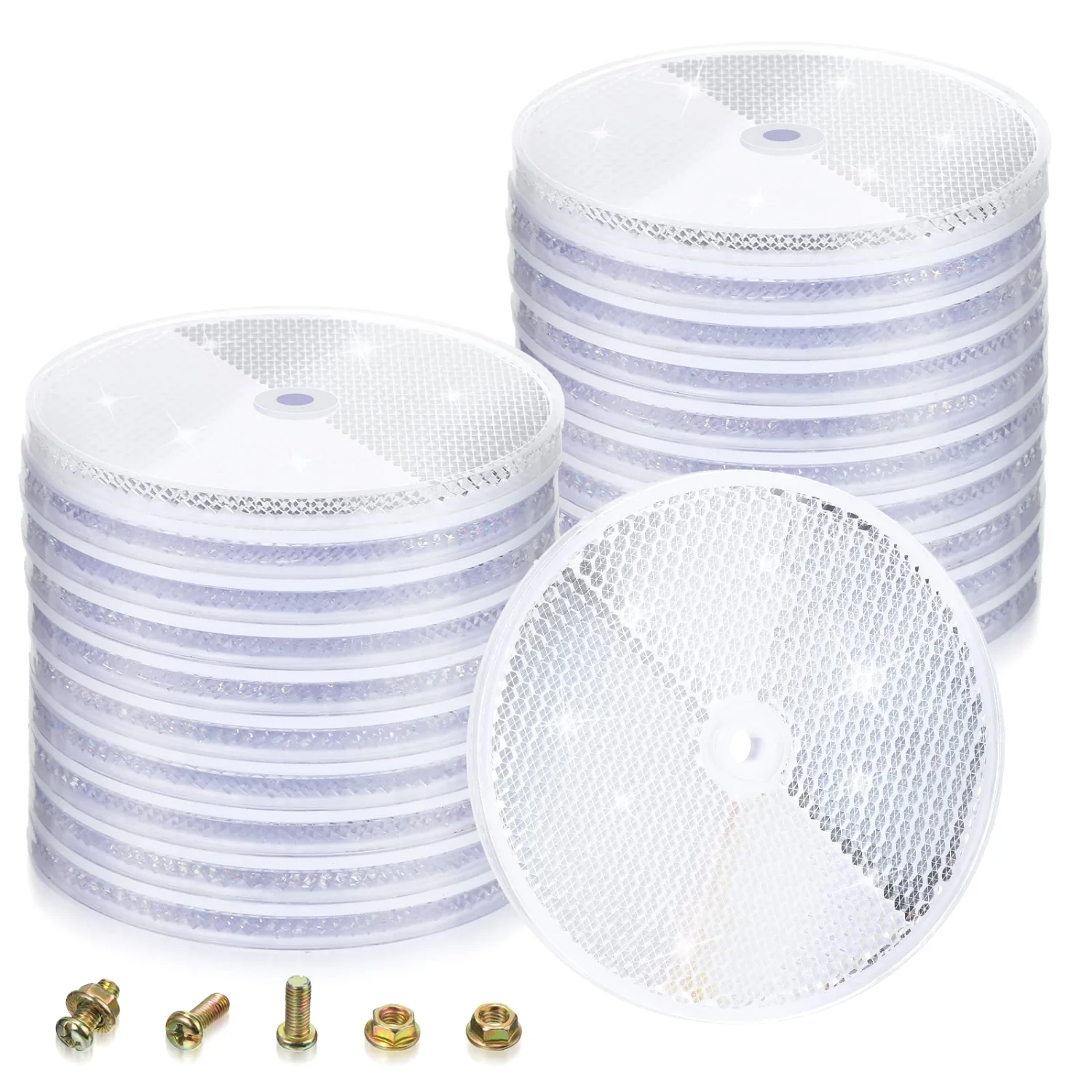 CHENGU Hardware and fixings, 20 pcs, White