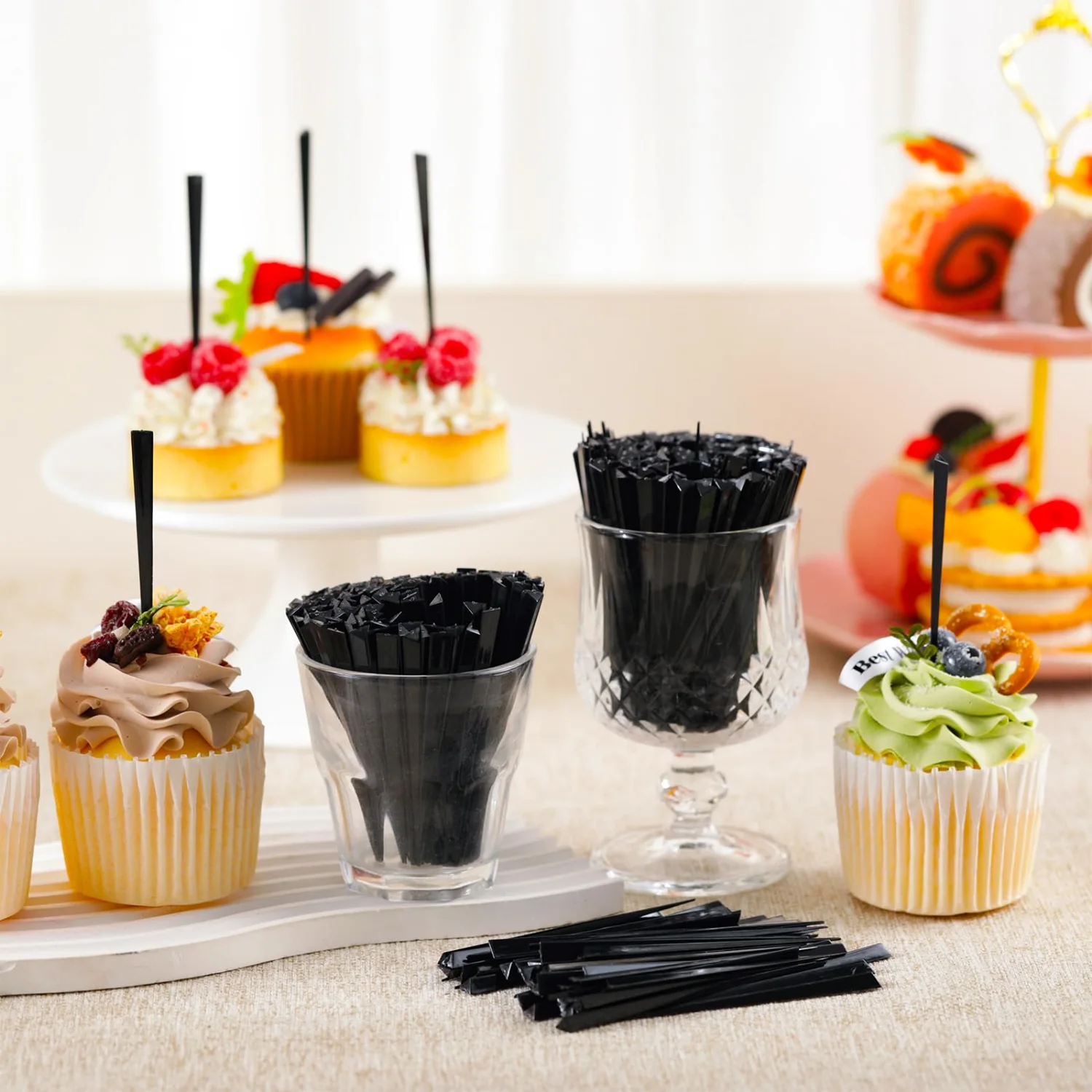 CHENGU Triangular prism cocktail picks