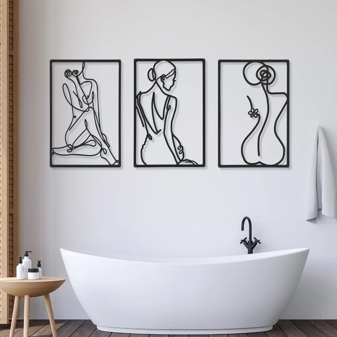 CHENGU Abstract woman line wall art, Elegant, view 5