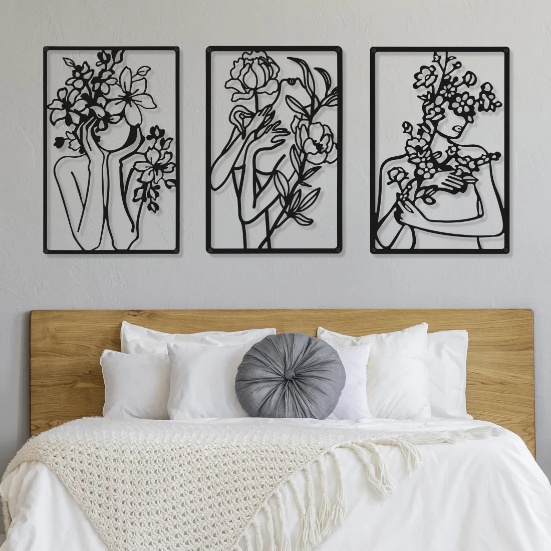CHENGU Abstract woman line wall art, Modern, view 2
