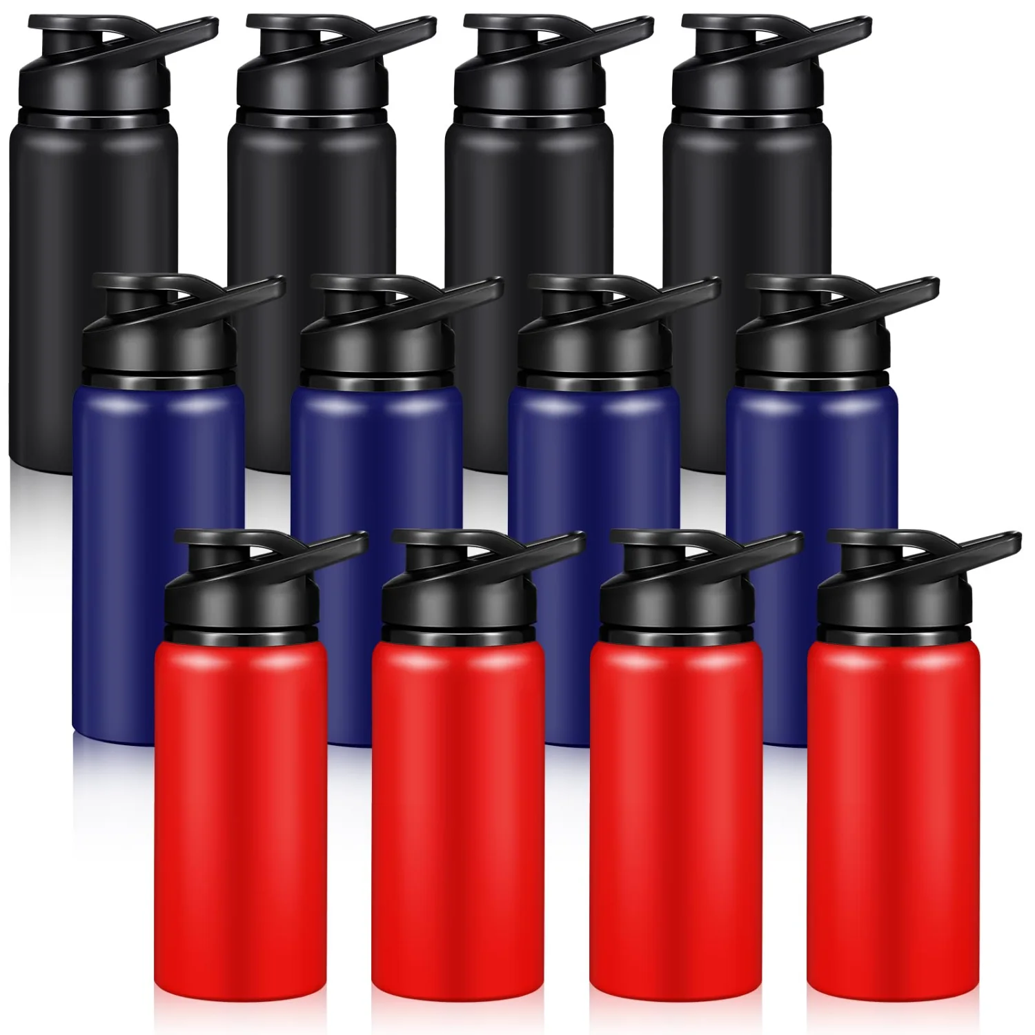CHENGU Aluminum water bottles, 24 oz, 17 oz