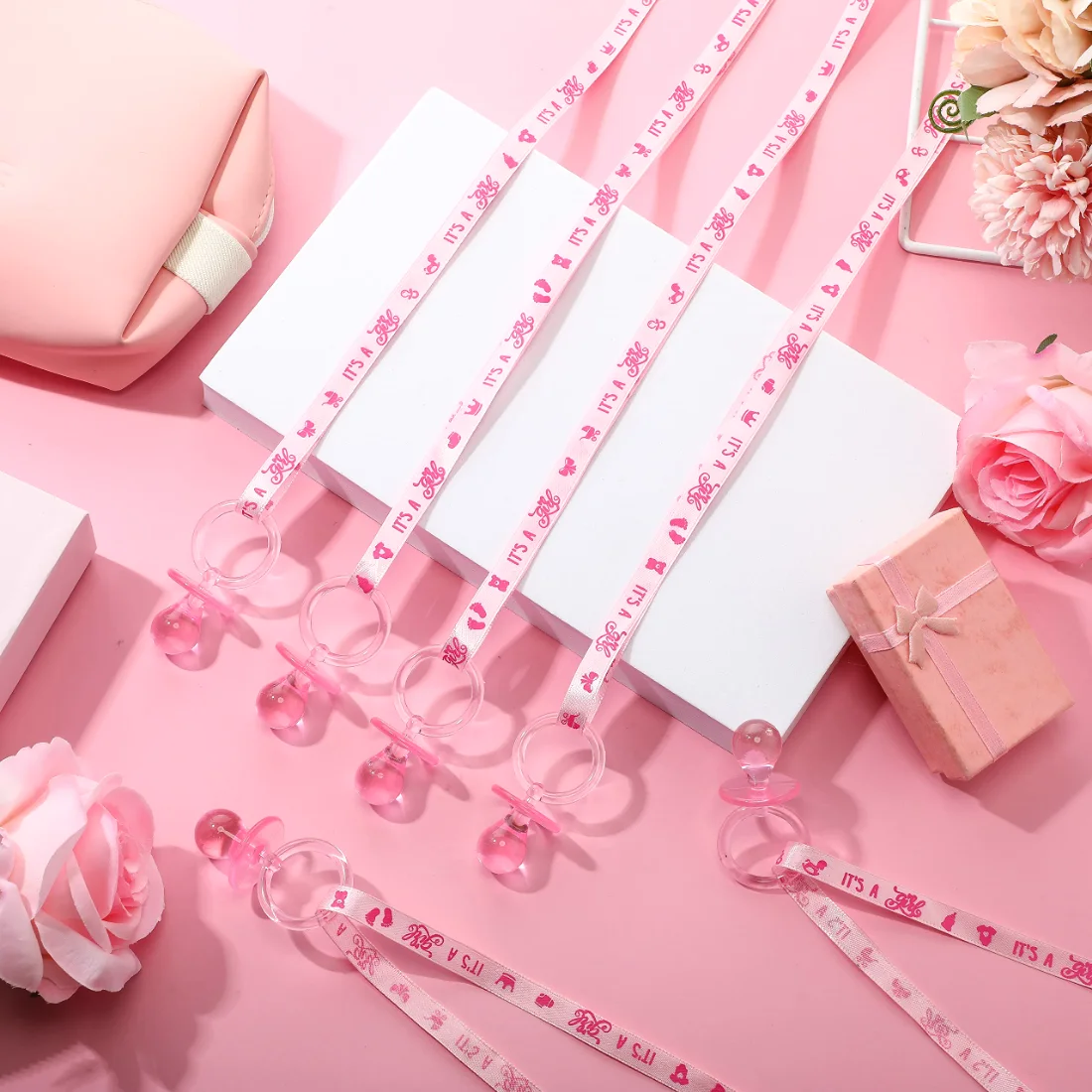 CHENGU Guest favors and keepsakes, 100 pcs, Pink, view 2