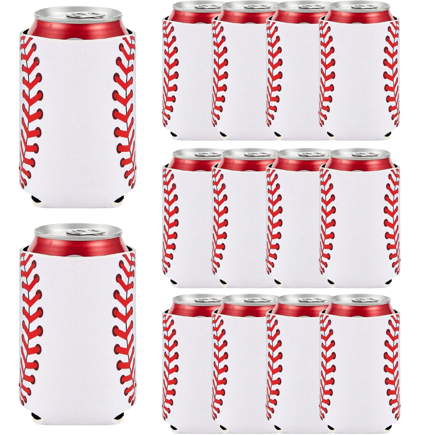 CHENGU Can coolers, 12 to 50 pcs, 5.1 x 4 Inch, 12 pcs