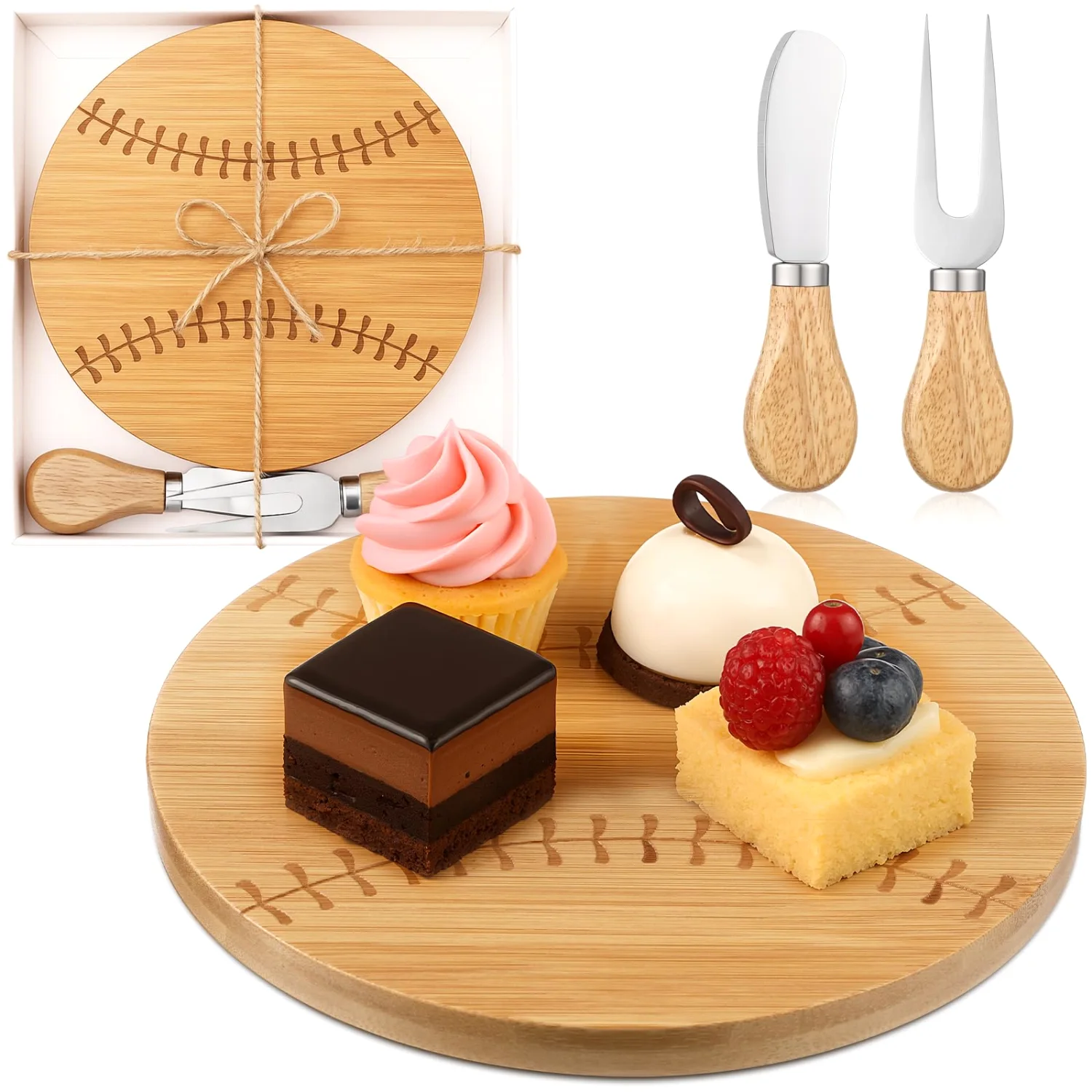 CHENGU Baseball cutting board set