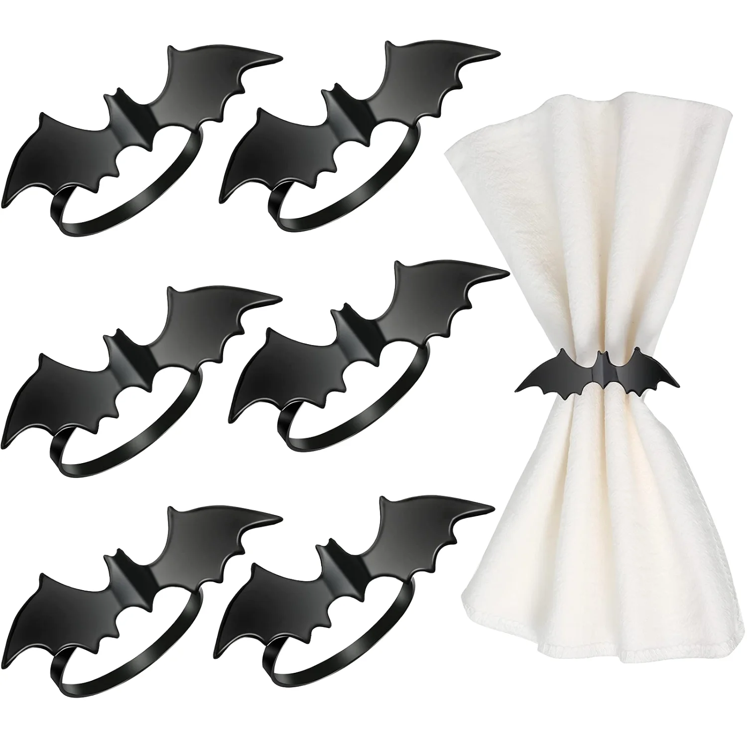 CHENGU Bat napkin rings
