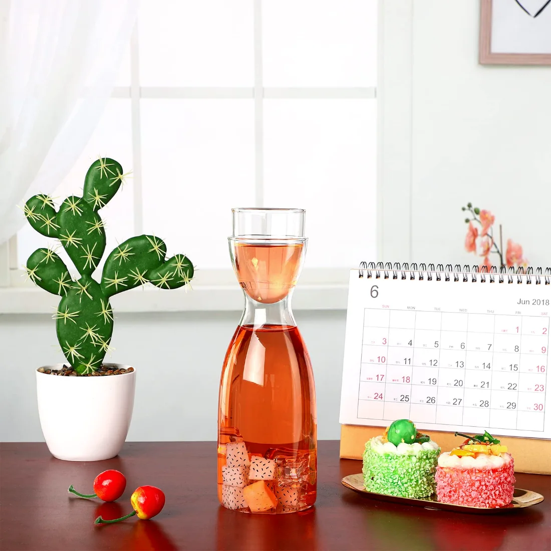 CHENGU Bedside water carafe with tumbler, view 2