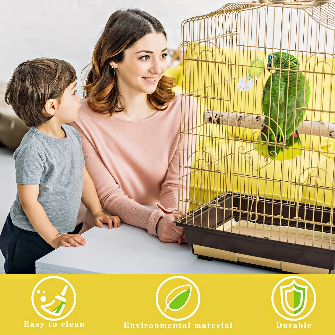 CHENGU Bird cage food holder clips, view 3