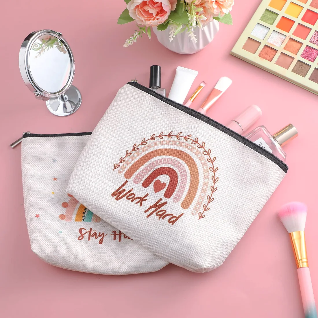 CHENGU Canvas makeup bags, Boho, view 2