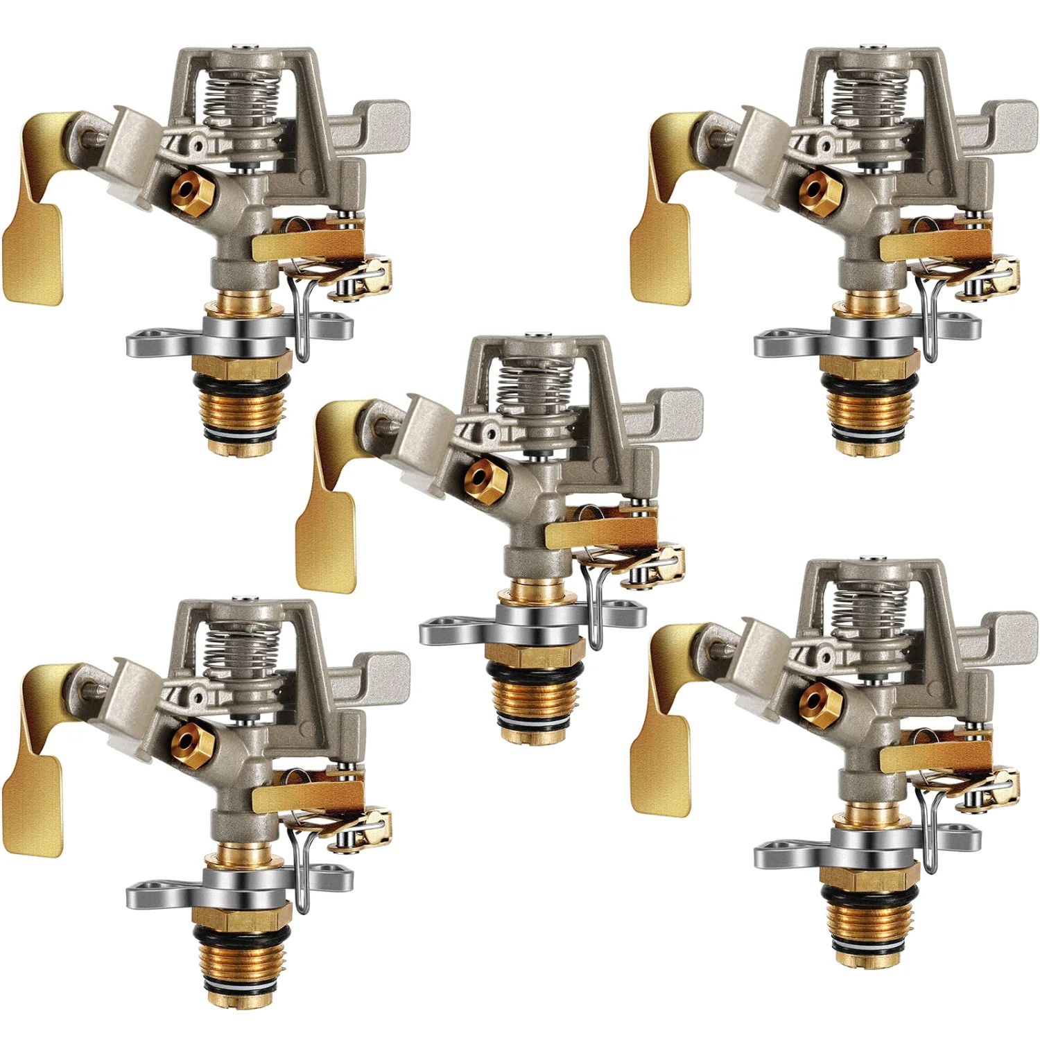 CHENGU Garden, lawn and feeders, Brown, 5 pcs