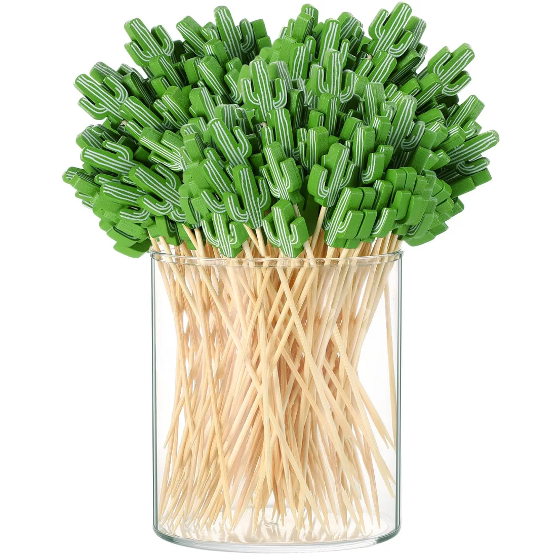 CHENGU Cocktail picks, 400 pcs, Cactus, view 3