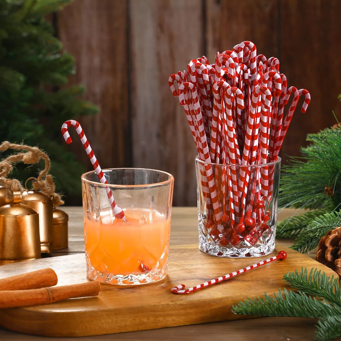 CHENGU Christmas drink stirrers, Candy Cane, view 2