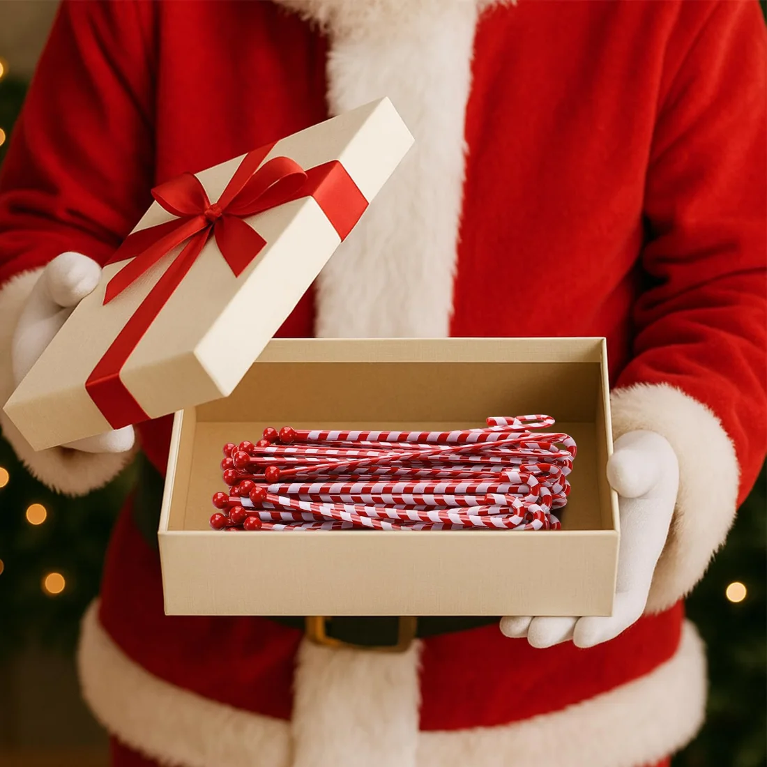 CHENGU Christmas drink stirrers, Candy Cane, view 4