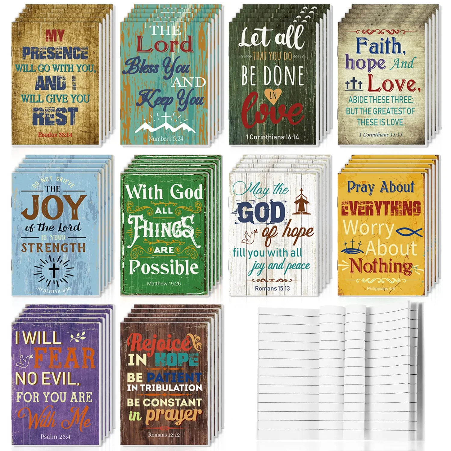 CHENGU Christian prayer journals, Vintage