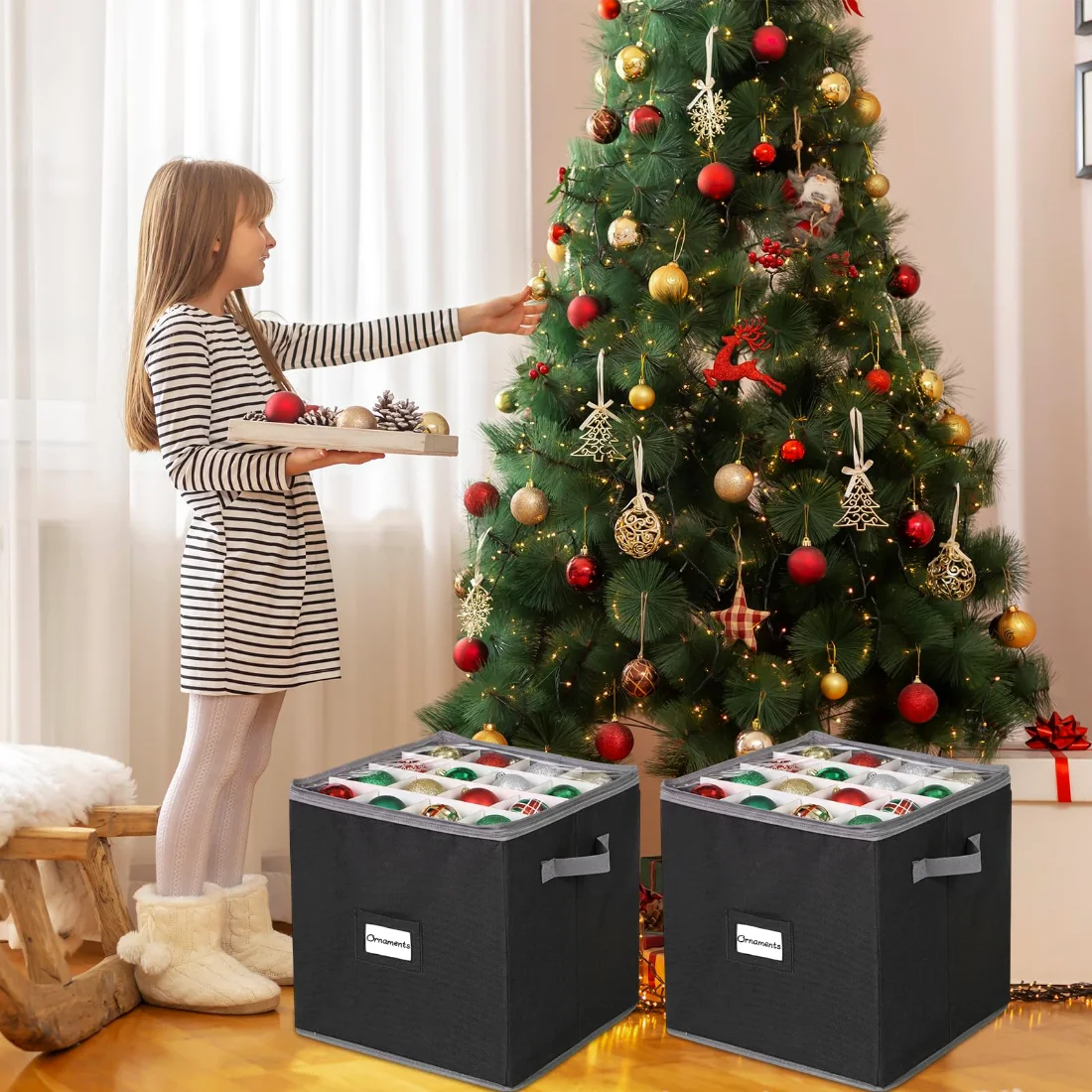CHENGU Storage and organizers, Black, view 2