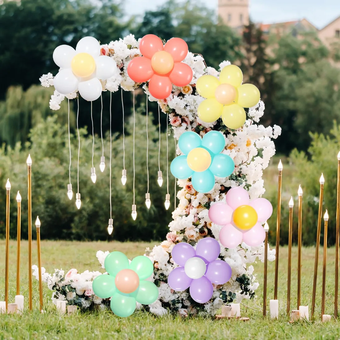 CHENGU Lanterns, balloons and hanging decor, Cute Color, 27 sets, view 2