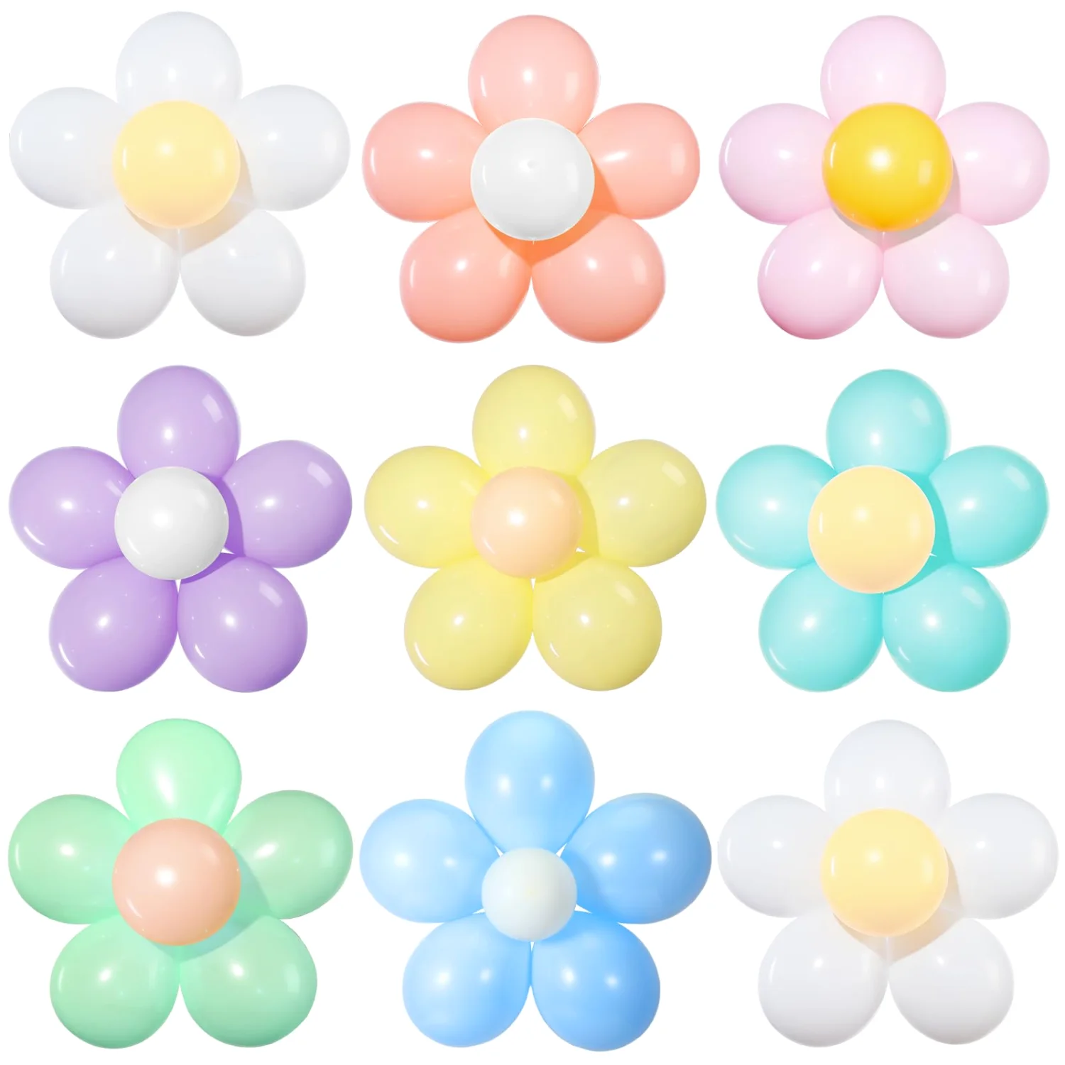 CHENGU Lanterns, balloons and hanging decor, Cute Color, 27 sets