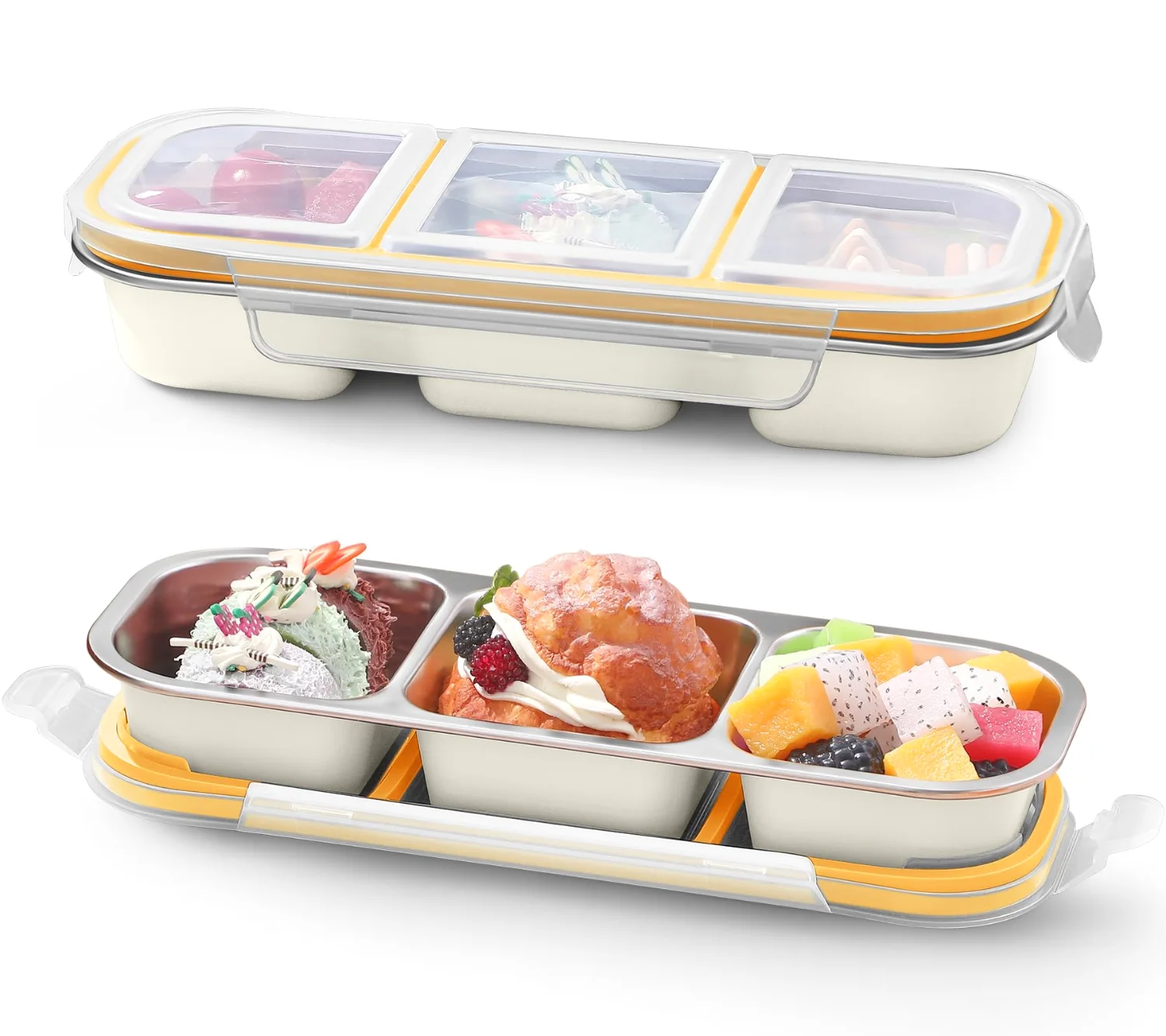 CHENGU Divided food storage containers