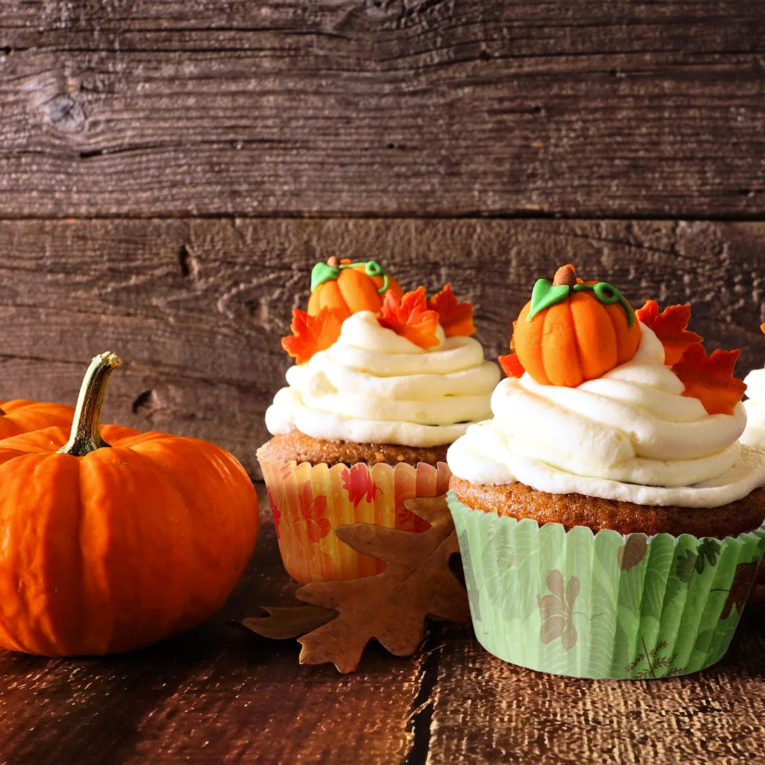 CHENGU Fall cupcake liners, view 5