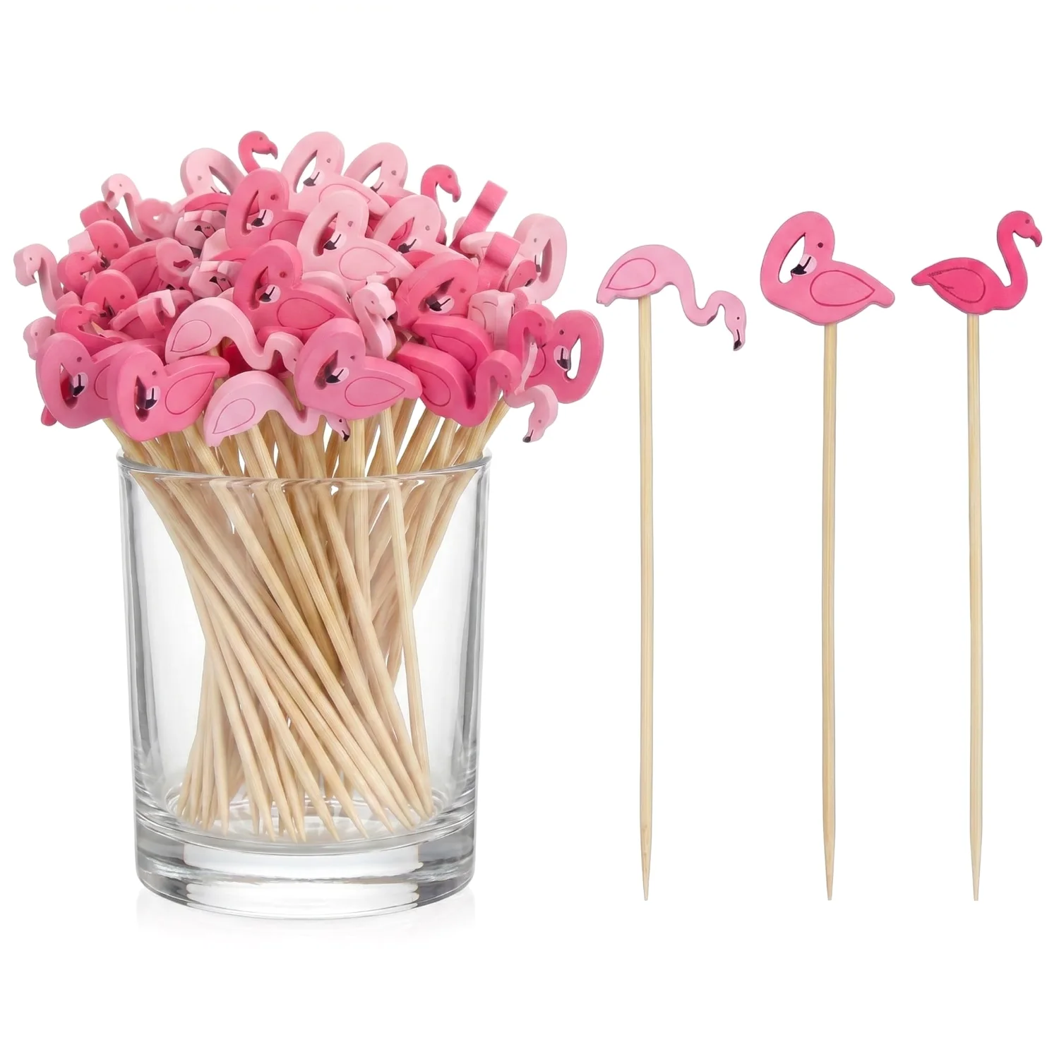CHENGU Flamingo cocktail picks