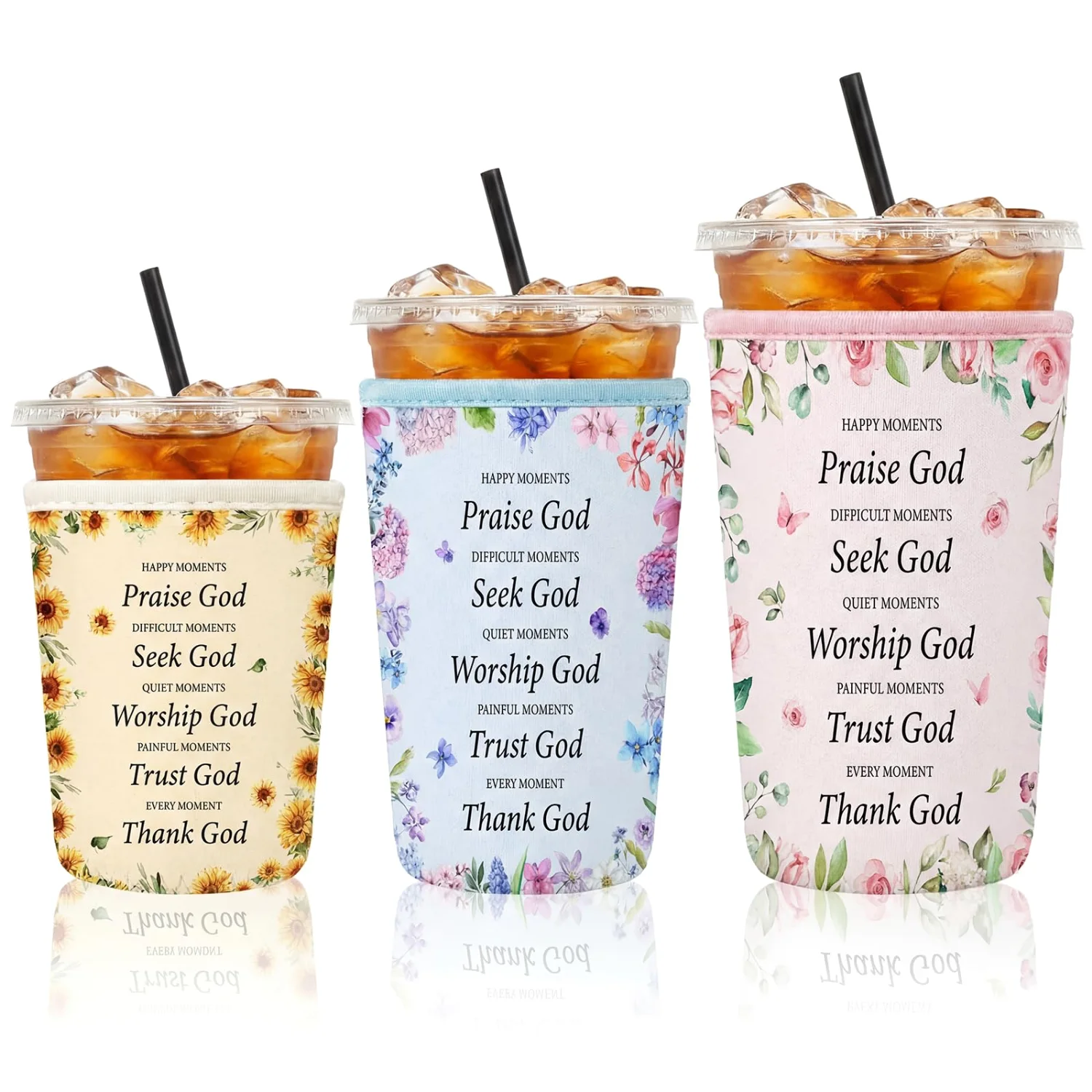 CHENGU Cup sleeves, Floral