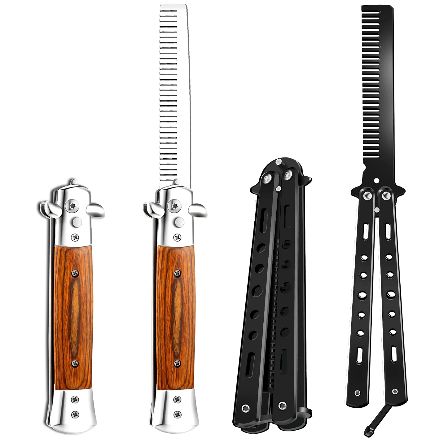 CHENGU Folding butterfly combs