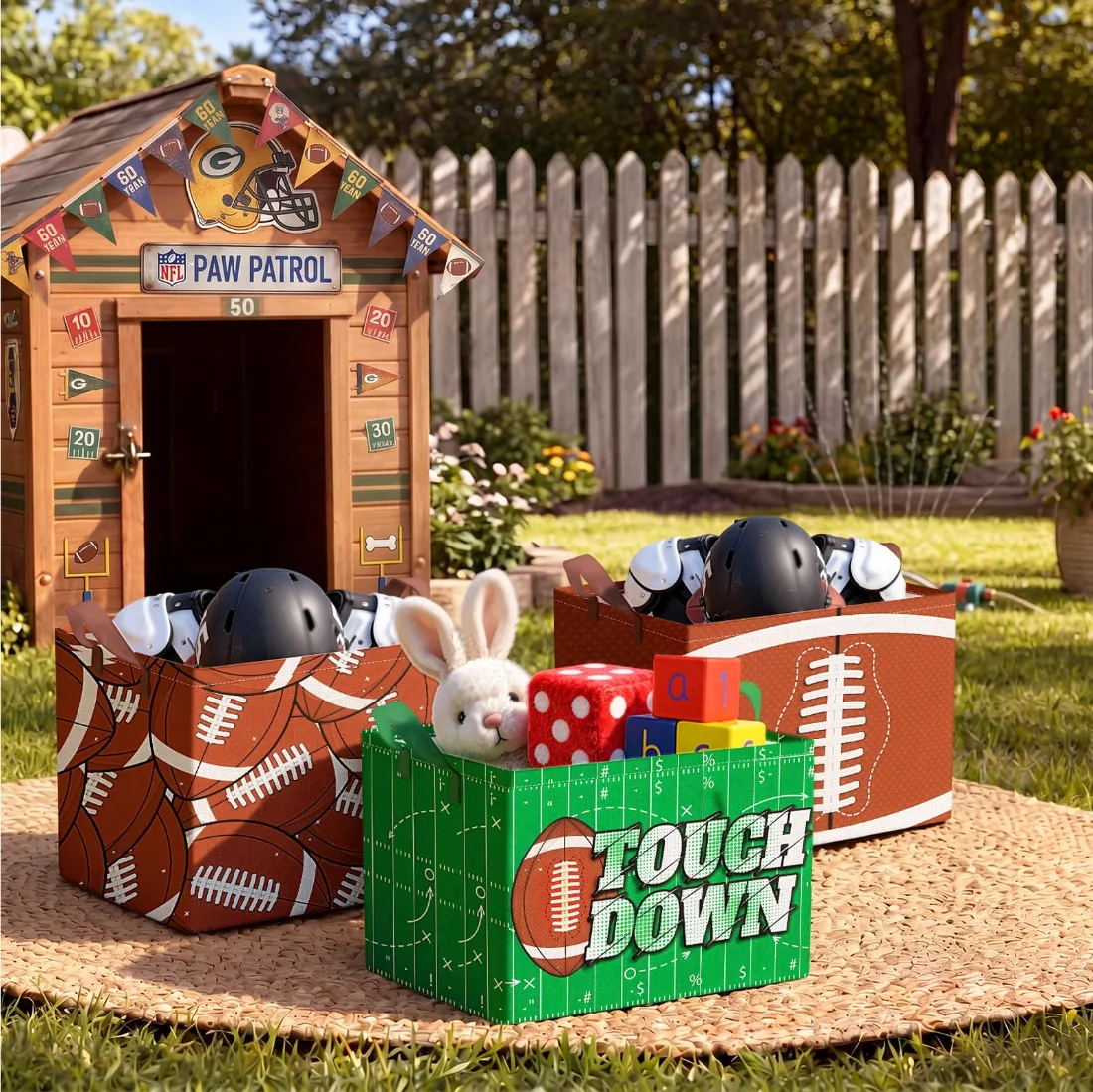 CHENGU Sports storage baskets, Football, view 3