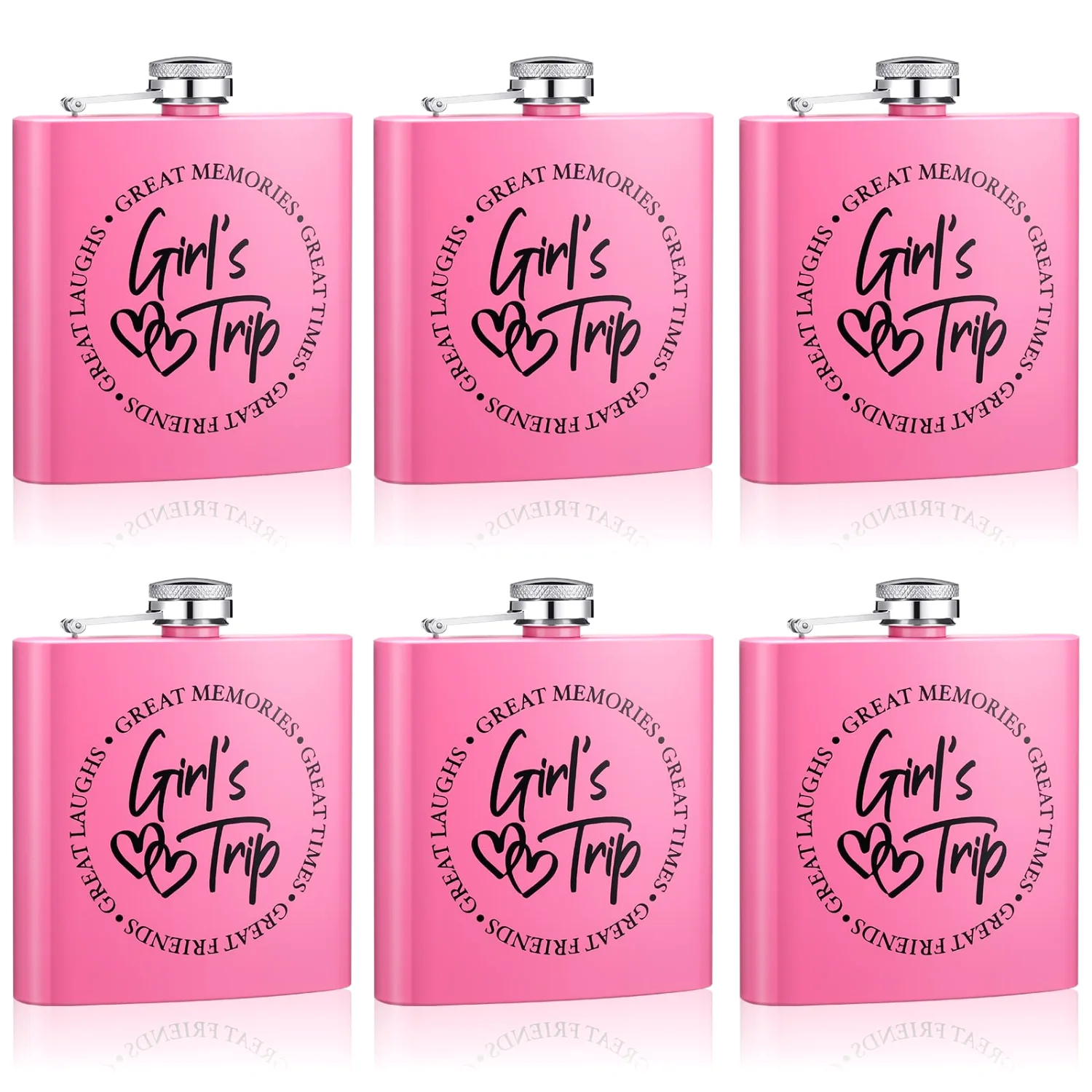 CHENGU Beach trip liquor flasks, Girl Trip