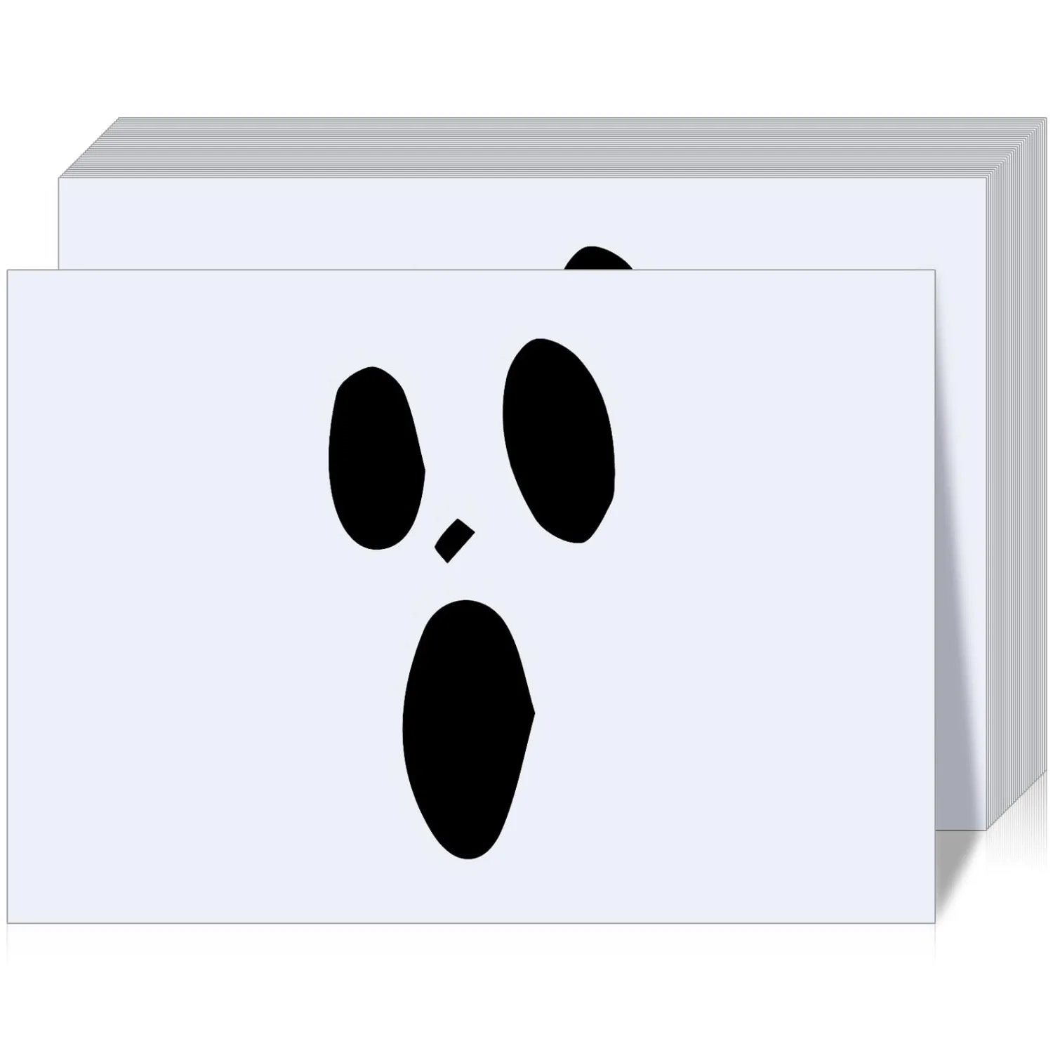 CHENGU Halloween ghost placemats, White Ghost
