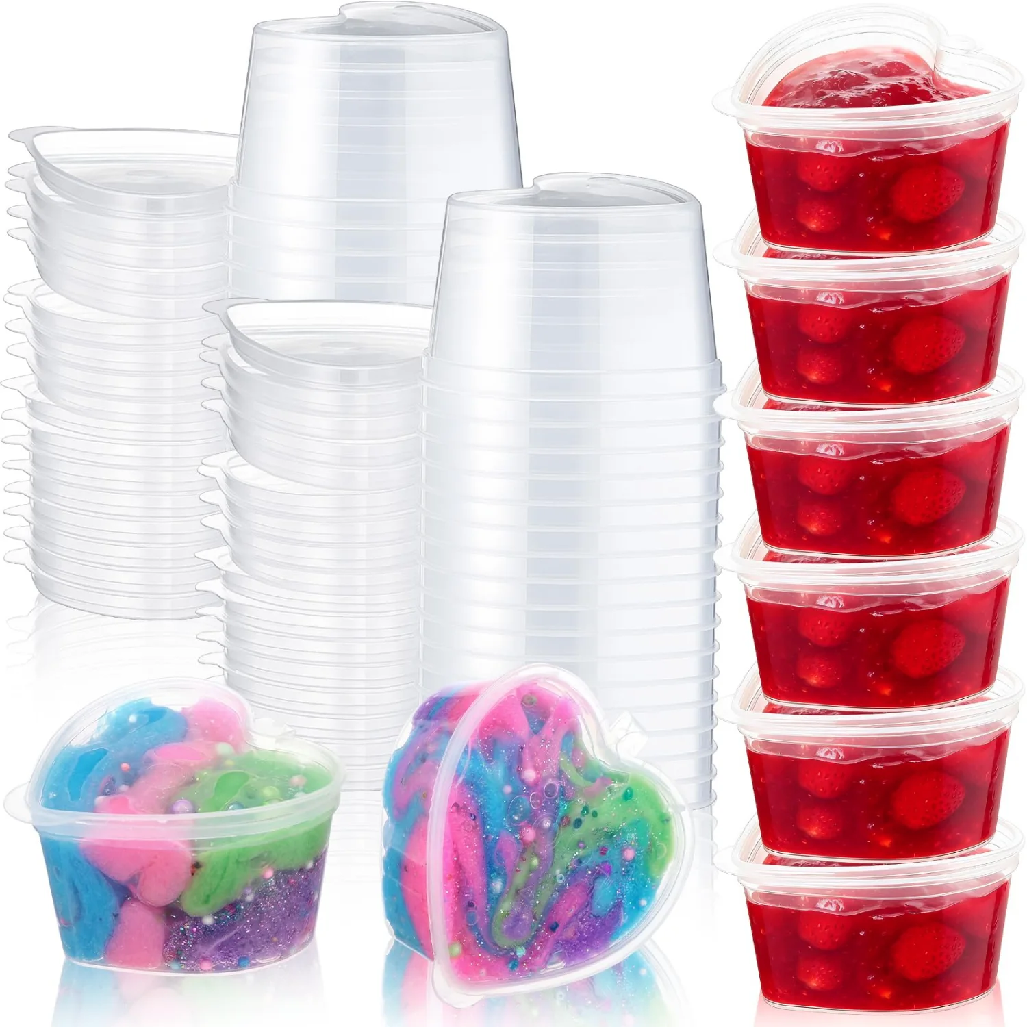 CHENGU Containers and storage, 25 to 200 sets, 1.5 oz, 25 sets