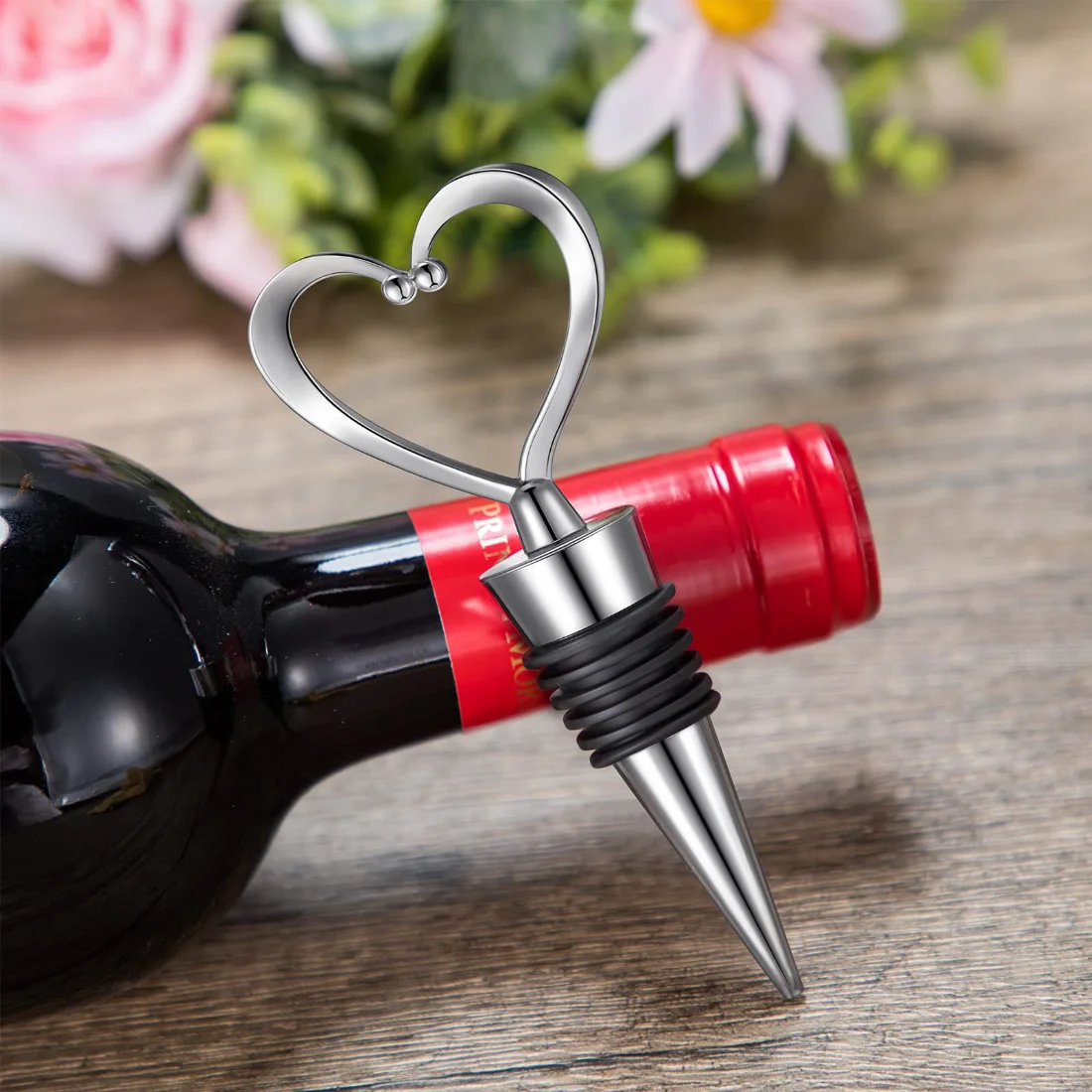 CHENGU Heart wine stoppers, view 2