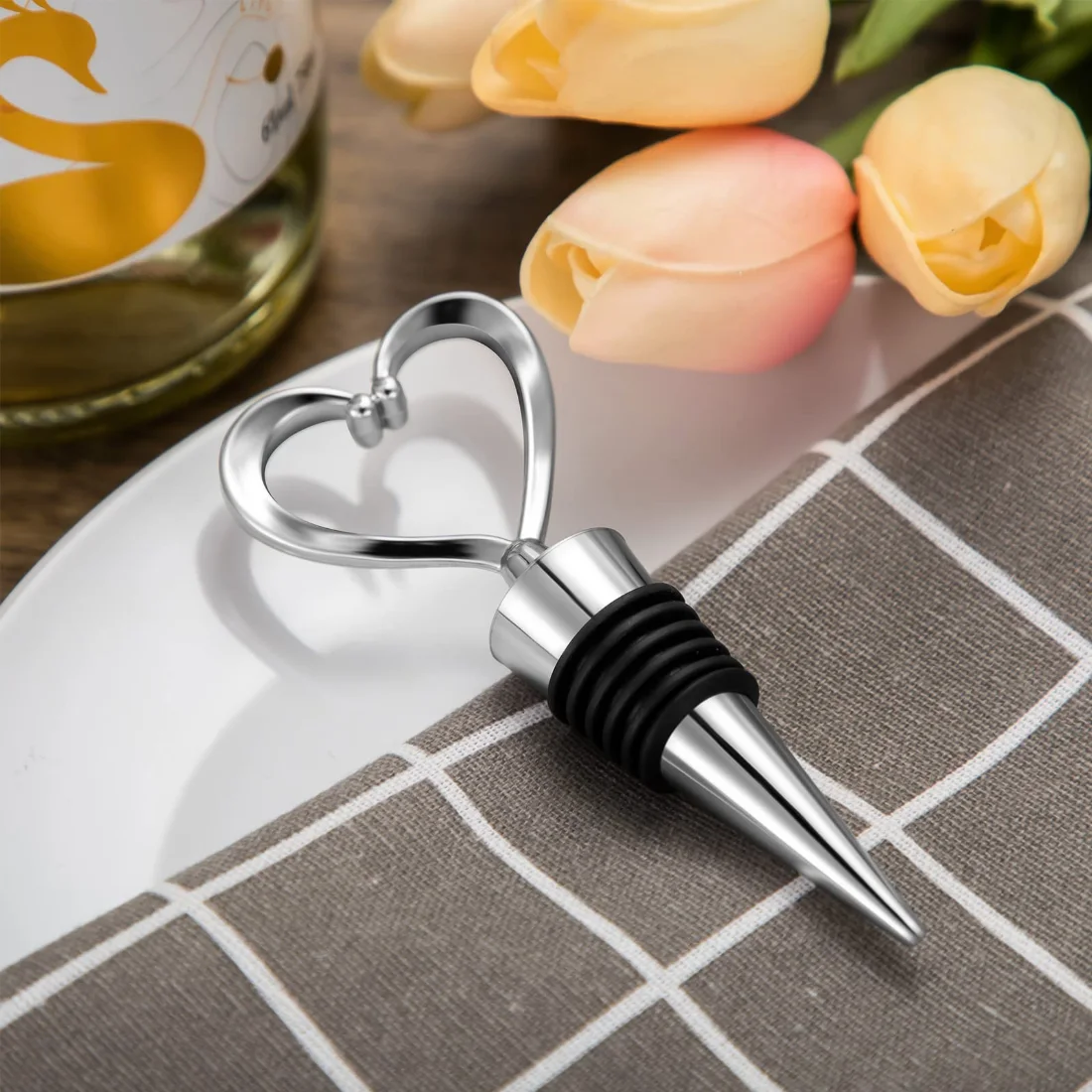CHENGU Heart wine stoppers, view 4